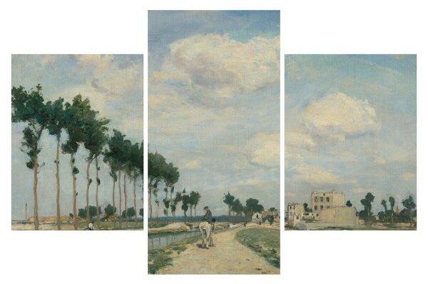 Slika - Johan Barthold Jongkind, The Towpath, reprodukcije (90x60 cm)