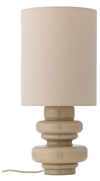 Stolne Lampa Bloomingville, Fabiola, Bež, Spavaća soba, Staklo, Skandinavski