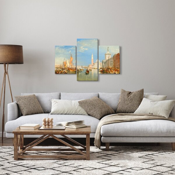 Slika - Joseph Mallord William Turner, Venice the Dogana and San Giorgio Maggiore, reprodukcije (90x60 cm)