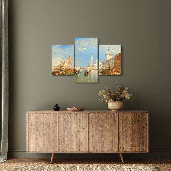 Slika - Joseph Mallord William Turner, Venice the Dogana and San Giorgio Maggiore, reprodukcije (90x60 cm)