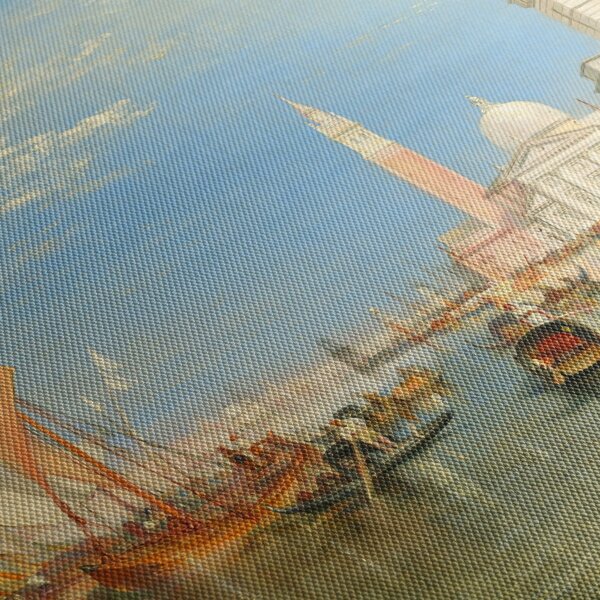 Slika - Joseph Mallord William Turner, Venice the Dogana and San Giorgio Maggiore, reprodukcije (70x50 cm)
