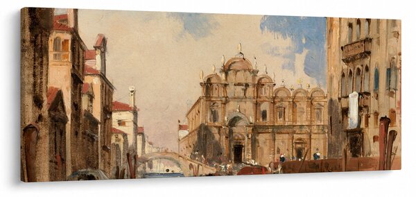 Slika - Jules-Romain Joyant, The Scuola di San Marco, Venice, reprodukcije (120x50 cm)