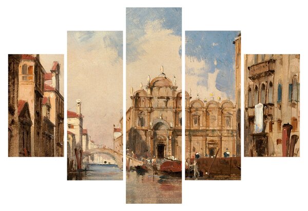 Slika - Jules-Romain Joyant, The Scuola di San Marco, Venice, reprodukcije (150x105 cm)