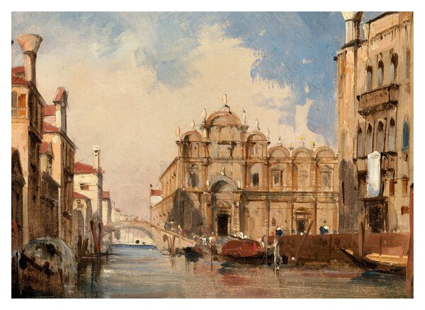 Slika - Jules-Romain Joyant, The Scuola di San Marco, Venice, reprodukcije (70x50 cm)