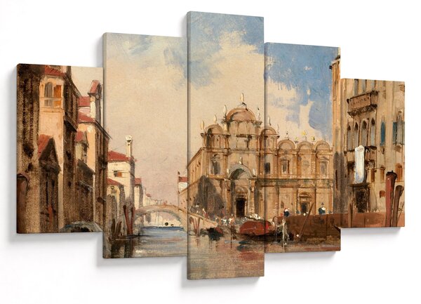 Slika - Jules-Romain Joyant, The Scuola di San Marco, Venice, reprodukcije (150x105 cm)