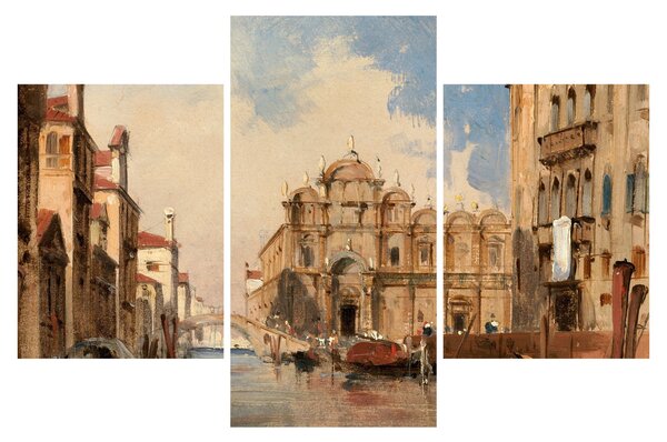 Slika - Jules-Romain Joyant, The Scuola di San Marco, Venice, reprodukcije (90x60 cm)