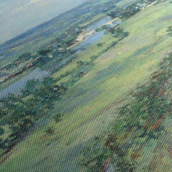 Slika - Theodore Robinson, The Valley of the Seine, From the Hills of Giverny, reprodukcije (70x50 cm)