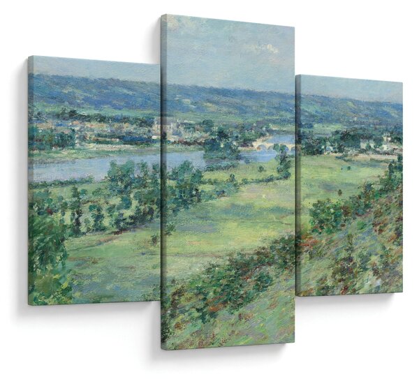 Slika - Theodore Robinson, The Valley of the Seine, From the Hills of Giverny, reprodukcije (90x60 cm)