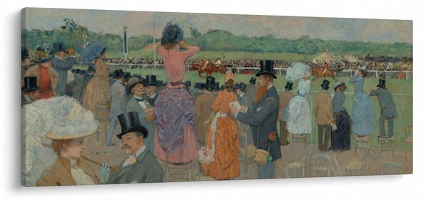 Slika - Jean-Louis Forain, The Races at Longchamp, reprodukcije (120x50 cm)