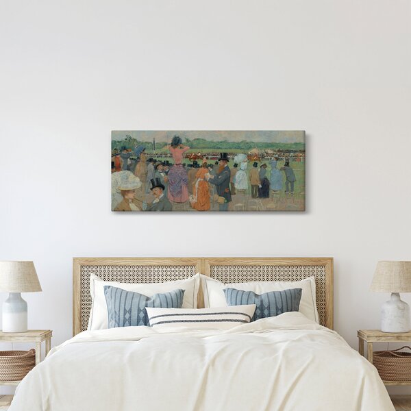 Slika - Jean-Louis Forain, The Races at Longchamp, reprodukcije (120x50 cm)