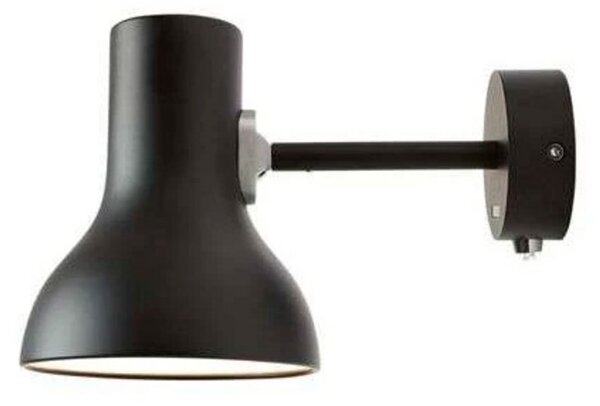 Zidne Svjetiljka Anglepoise, Type 75 Mini, Crno, Spavaća soba, Aluminij, Dizajn
