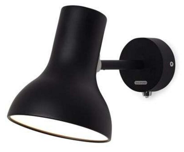Zidne Svjetiljka Anglepoise, Type 75 Mini, Crno, Spavaća soba, Aluminij, Dizajn