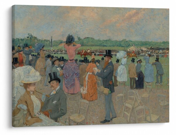 Slika - Jean-Louis Forain, The Races at Longchamp, reprodukcije (70x50 cm)