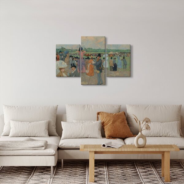 Slika - Jean-Louis Forain, The Races at Longchamp, reprodukcije (90x60 cm)