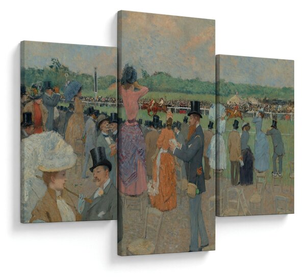 Slika - Jean-Louis Forain, The Races at Longchamp, reprodukcije (90x60 cm)