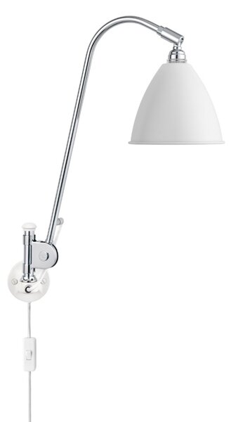 Bestlite BL6 Zidna lampa Ø16 Krom/Mat Bijela - GUBI