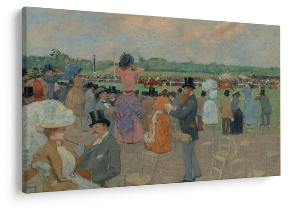 Slika - Jean-Louis Forain, The Races at Longchamp, reprodukcije (90x60 cm)