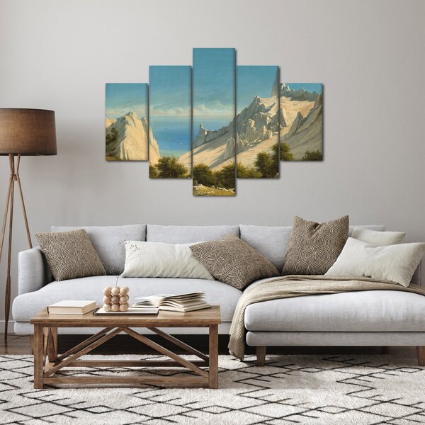Slika - Georg Emil Libert, View of Sommerspiret, the Cliffs of Møn, reprodukcije (150x105 cm)