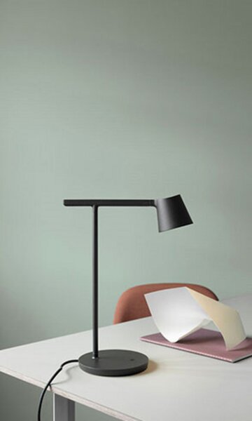 Stolne Lampa Muuto, prigušiv, Crno, Dnevna soba, Aluminij