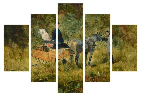 Slika - Henri de Toulouse-Lautrec, The Trap, reprodukcije (150x105 cm)