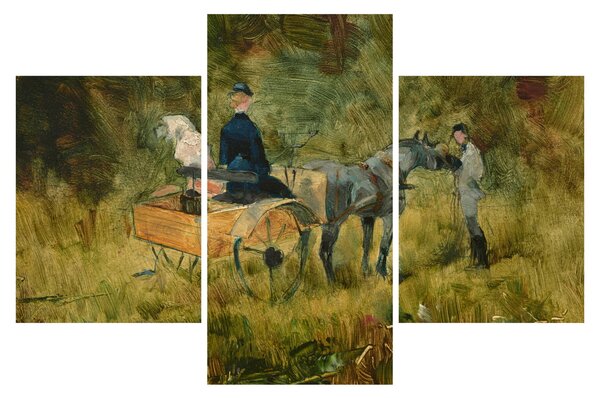 Slika - Henri de Toulouse-Lautrec, The Trap, reprodukcije (90x60 cm)