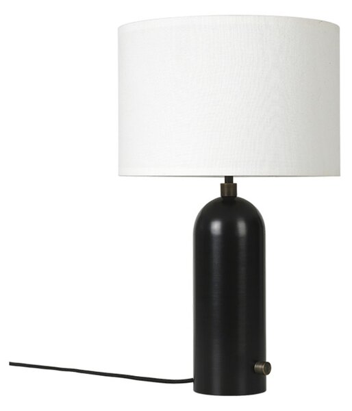 Stolne Lampa GUBI, prigušiv, Crno, Dnevna soba, Mramor
