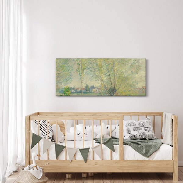 Slika - Claude Monet, The Willows, reprodukcije (120x50 cm)