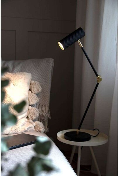 Stolne Lampa Globen Lighting, Hubble READ, Crno, Dnevna soba, Metal, Dizajn