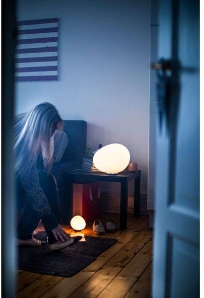 Gregg Piccola Stolna lampa On/Off/Bijela/Bijela - Foscarini