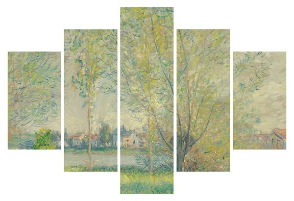 Slika - Claude Monet, The Willows, reprodukcije (150x105 cm)