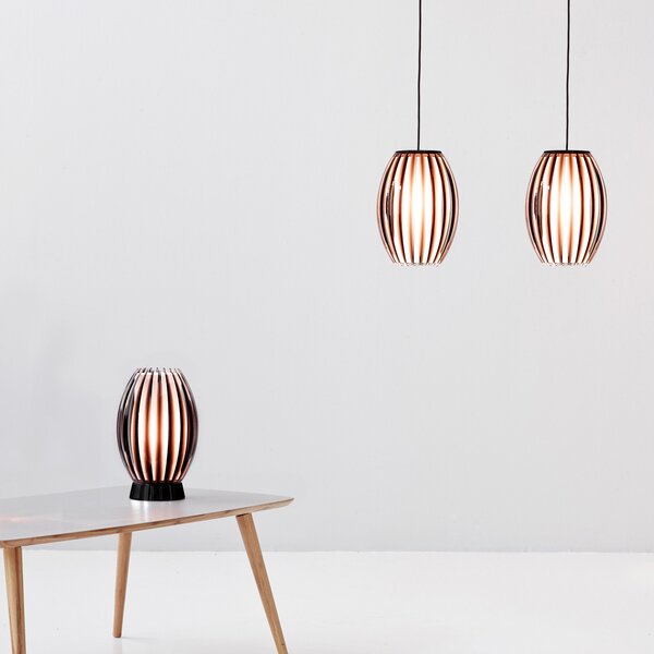 Stolne Lampa Herstal, Crno, Dnevna soba, Staklo