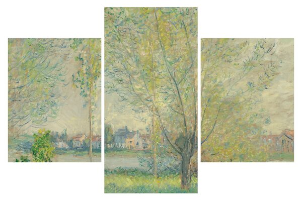 Slika - Claude Monet, The Willows, reprodukcije (90x60 cm)