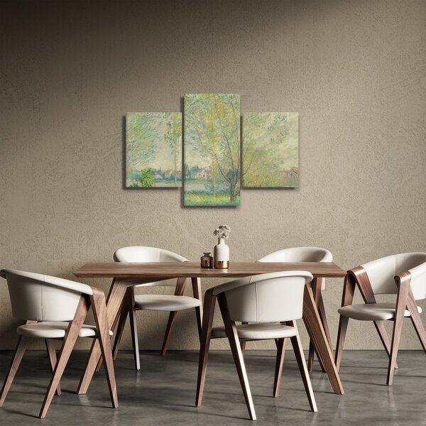 Slika - Claude Monet, The Willows, reprodukcije (90x60 cm)