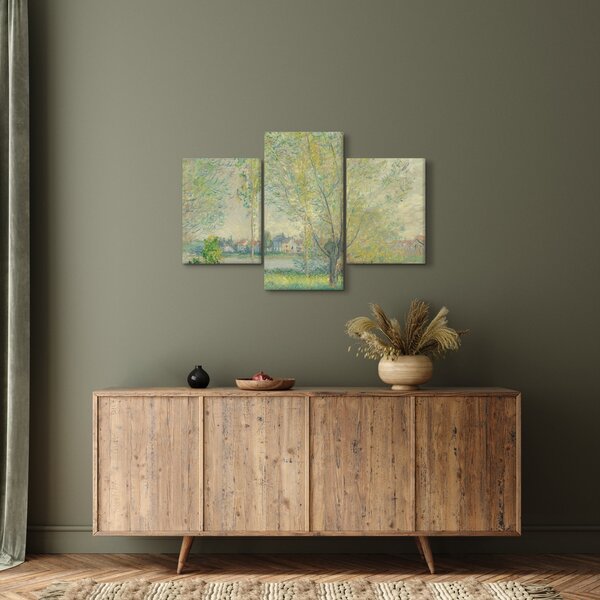Slika - Claude Monet, The Willows, reprodukcije (90x60 cm)