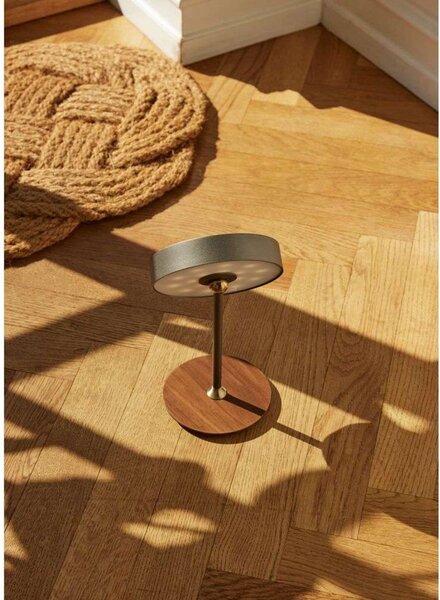 Stolne Lampa Halo Design, prigušiv, Crno, Dnevna soba, Metal