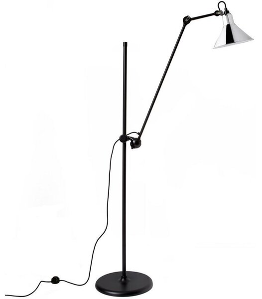 Lampe Gras 215 podna lampa, crna/krom – DCW