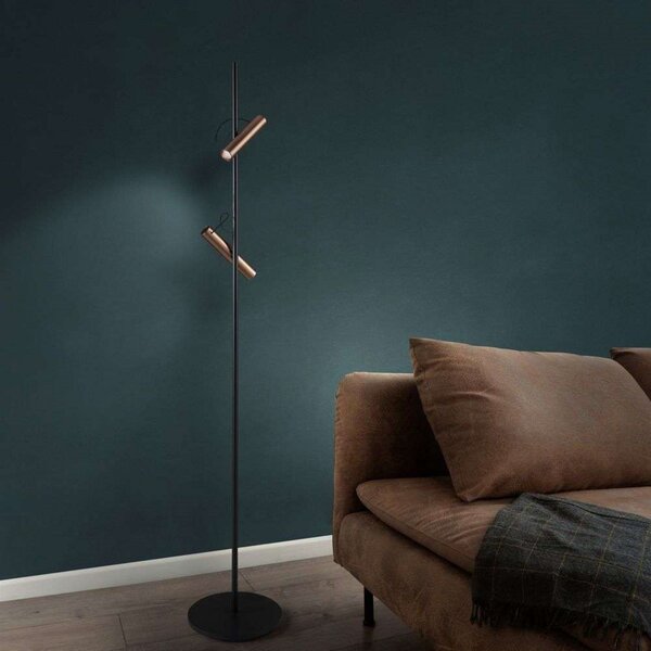 Podne Lampa LIGHT-POINT, Zlato / mjed, Dnevna soba, Aluminij