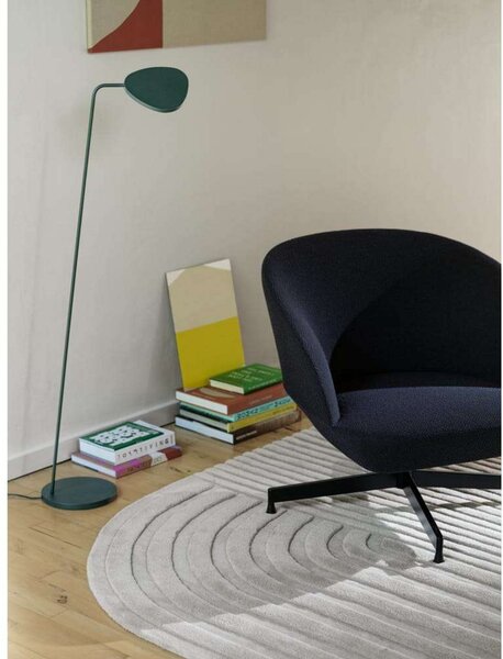 Podne Lampa Muuto, prigušiv, Zelena, Dnevna soba, Aluminij