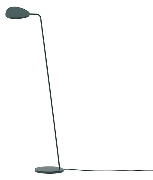 Podne Lampa Muuto, prigušiv, Zelena, Dnevna soba, Aluminij