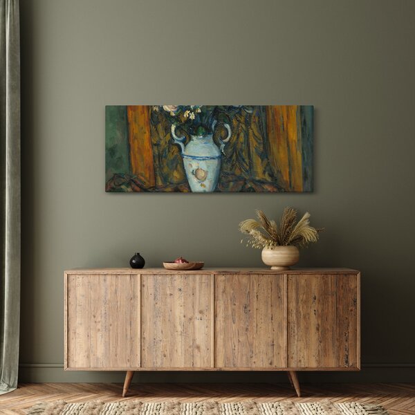 Slika - Paul Cézanne, Vase of Flowers, reprodukcije (120x50 cm)