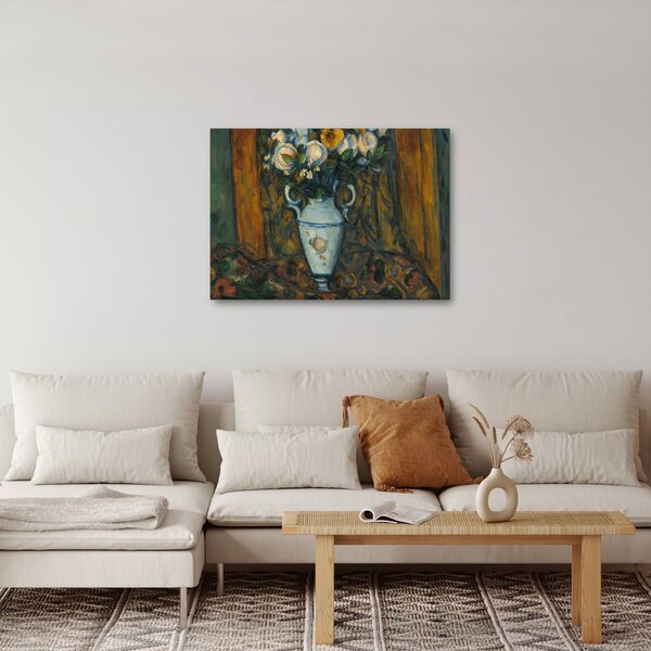 Slika - Paul Cézanne, Vase of Flowers, reprodukcije (70x50 cm)