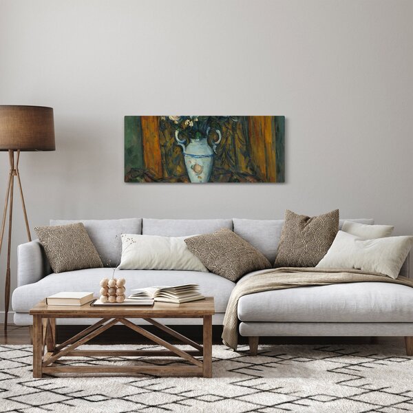 Slika - Paul Cézanne, Vase of Flowers, reprodukcije (120x50 cm)