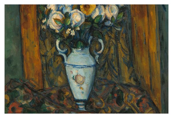 Slika - Paul Cézanne, Vase of Flowers, reprodukcije (90x60 cm)