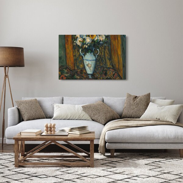 Slika - Paul Cézanne, Vase of Flowers, reprodukcije (90x60 cm)