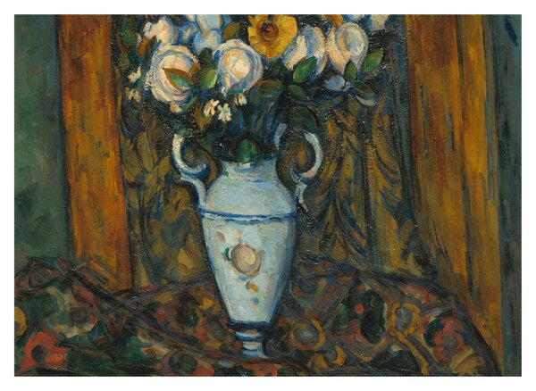 Slika - Paul Cézanne, Vase of Flowers, reprodukcije (70x50 cm)