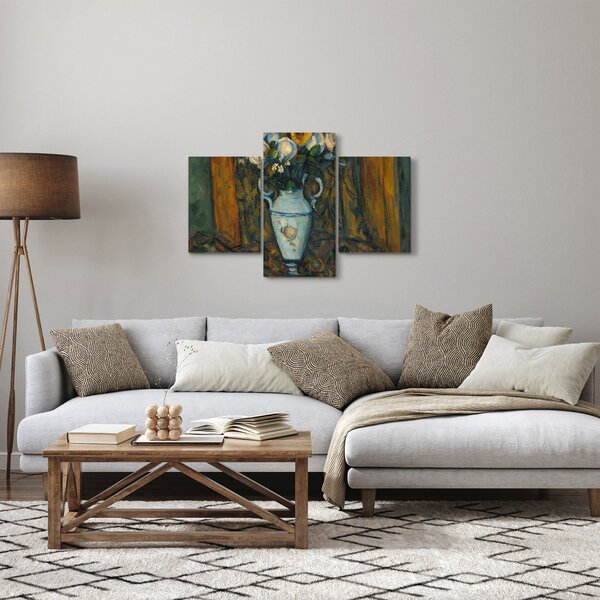 Slika - Paul Cézanne, Vase of Flowers, reprodukcije (90x60 cm)