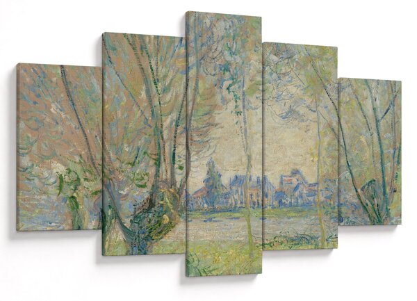 Slika - Claude Monet, Woman Seated under the Willows, reprodukcije (150x105 cm)