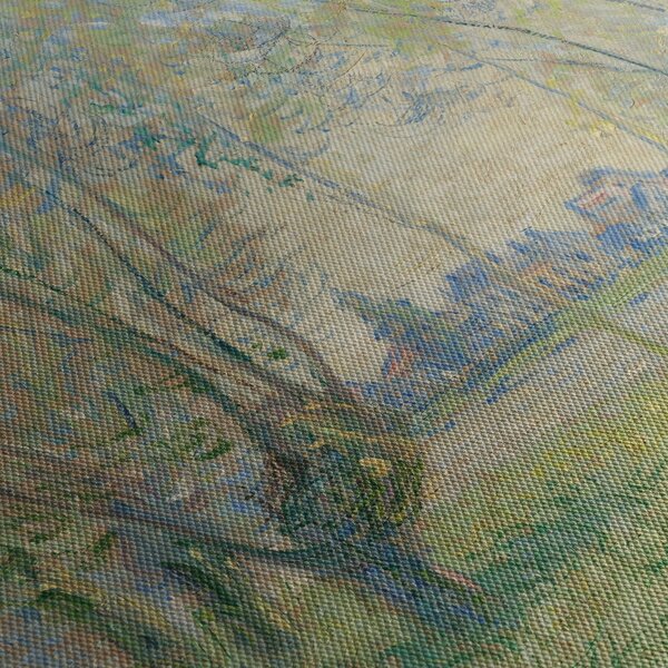 Slika - Claude Monet, Woman Seated under the Willows, reprodukcije (sa satom) (90x30 cm)