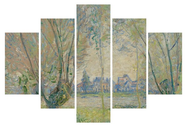 Slika - Claude Monet, Woman Seated under the Willows, reprodukcije (150x105 cm)