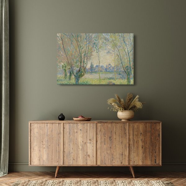 Slika - Claude Monet, Woman Seated under the Willows, reprodukcije (90x60 cm)